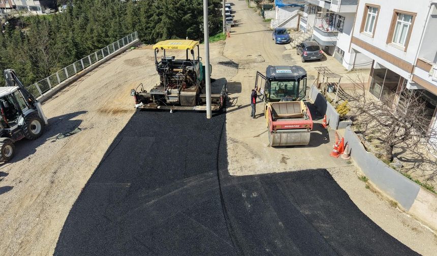 Gebze’de üstyapı çalışmaları hız kesmeden devam ediyor