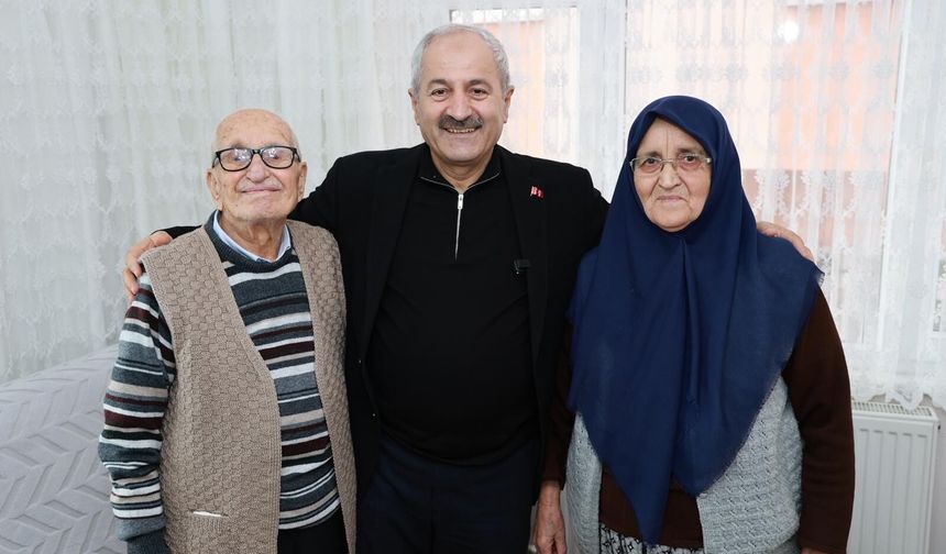 Başkan Büyükgöz’den 65 yıllık çifte vefa ziyareti