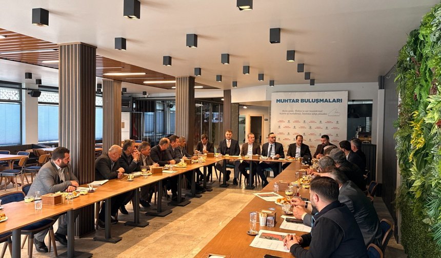 İSU’dan tarımsal sulama projesi için bölge muhtarlarıyla istişare toplantısı