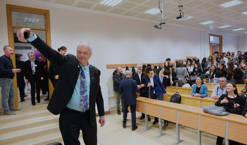 GTÜ, Nobel Söyleşilerinde Prof. Morten Meldal’ı ağırladı