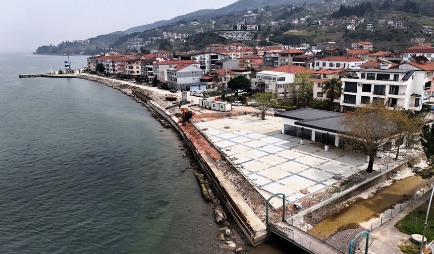 Dalga kırıcı set deniz taşkınlarına dur diyecek