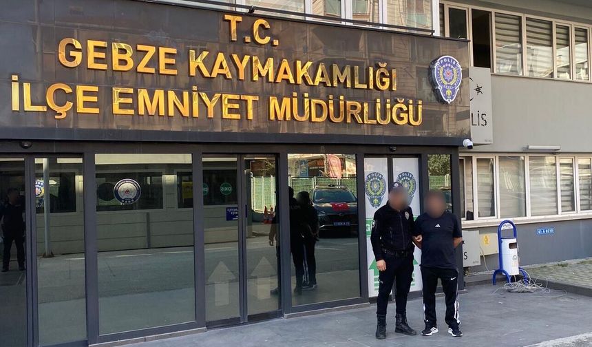 Hırsızlık suçundan aranan şahıs Gebze’de yakalandı