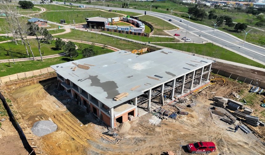 Gebze İtfaiye Hizmet Binası’nda ilerleme yüzde 60