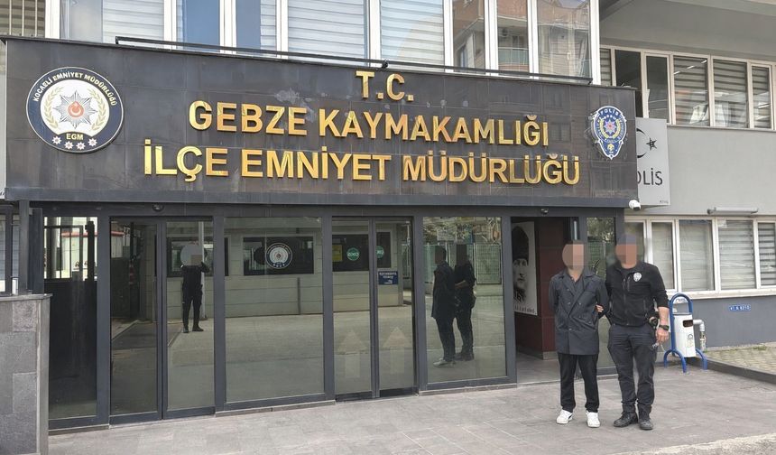 Uyuşturucu suçundan 12 yıl 6 ay hapis cezası bulunan şahıs Gebze’de yakalandı