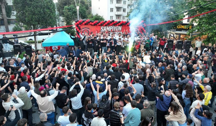 Şampiyonluk kupası Gölcük’e geldi