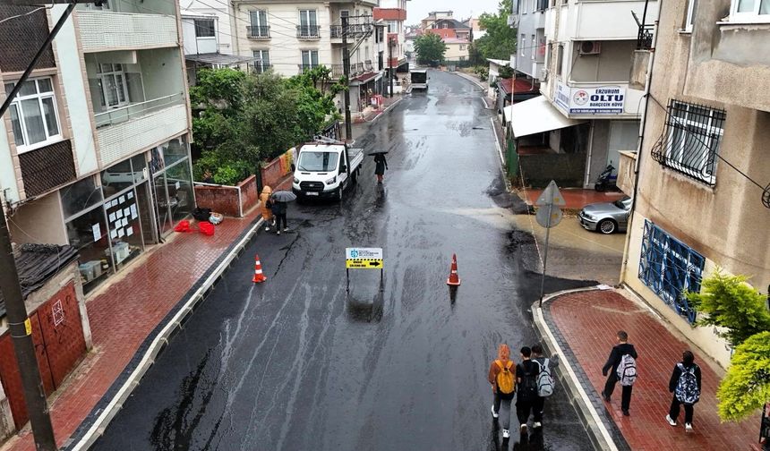 Darıca Mevlana Caddesi’nde üstyapı tamam