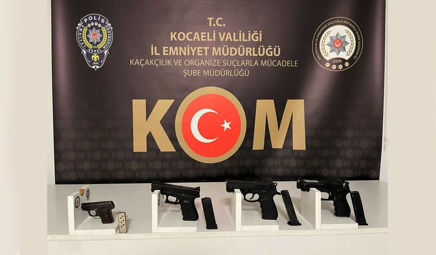 Silah kaçakçılığı suçundan 3 kişi yakalandı