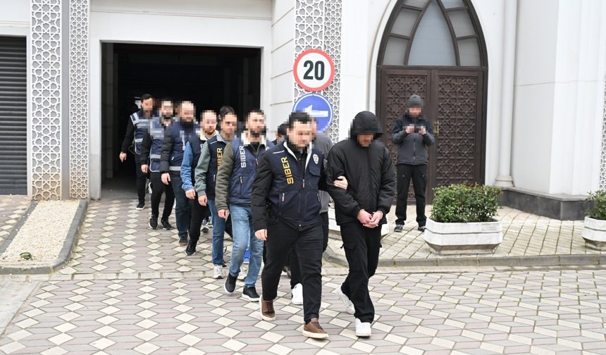 Siber dolandırıcılık suçundan 9 kişi yakalandı