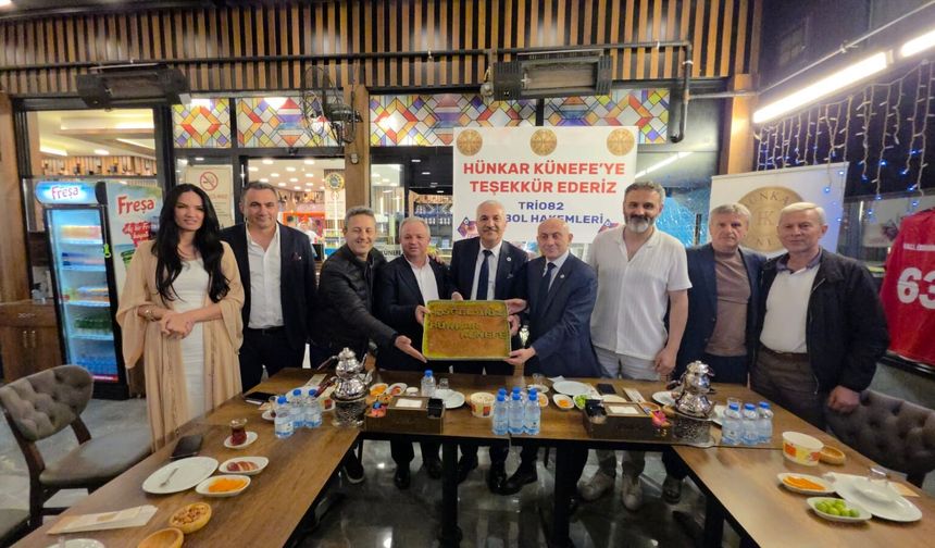 Gebze’nin iş ve spor insanları Hünkar Künefe’de bir araya geldi