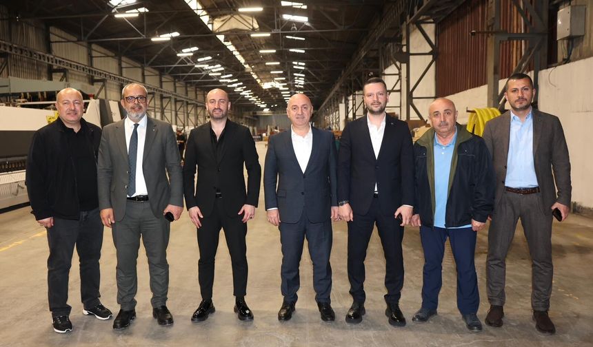 Başkan Bıyık, KRŞ Cam Sanayi’ni ziyaret etti