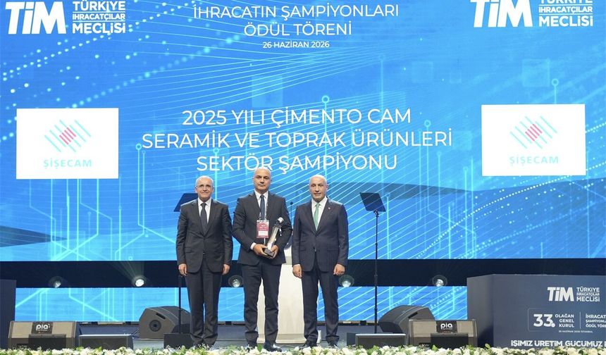 Şişecam ihracat şampiyonu oldu