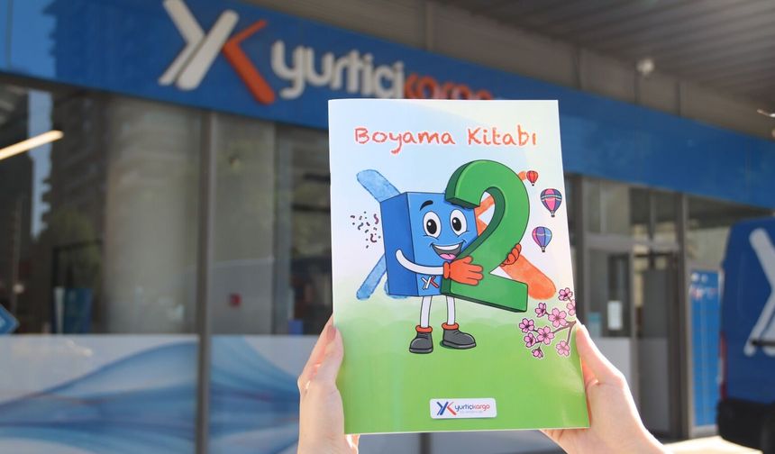 Yurtiçi Kargo’dan çocuklara boyama kitabı
