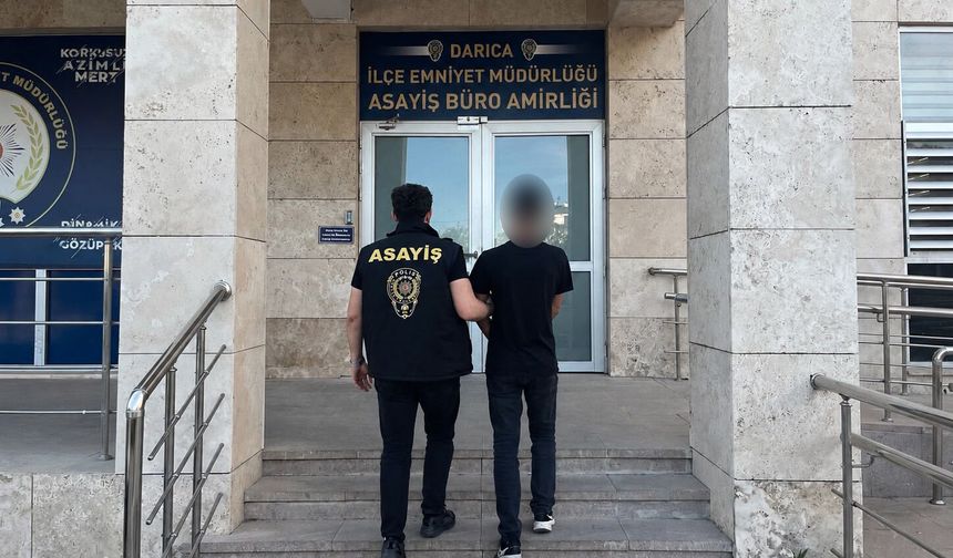 Darıca’da kasten yaralama suçuyla yakalanan şahıs tutuklandı