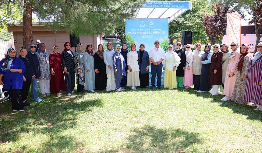 Darıca’da kadınlar yaza merhaba pikniğinde buluştu