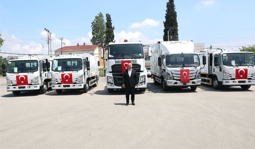 Darıca’nın hizmet ordusuna 5 yeni araç