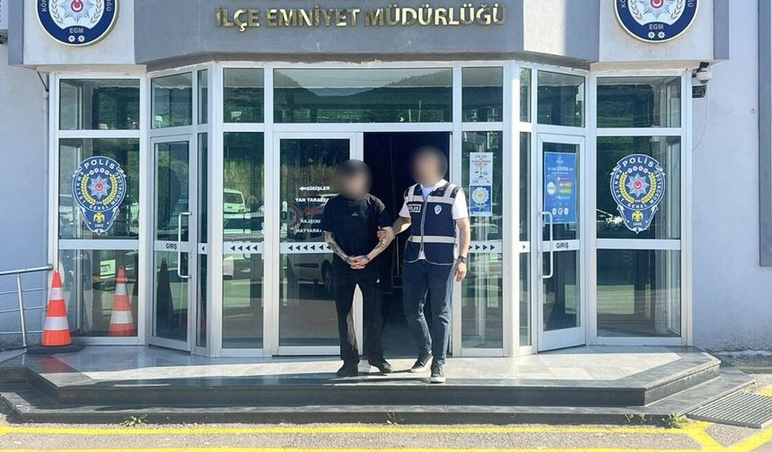 Kasten yaralama suçundan 3 yıl 1 ay 15 gün hapis cezası ile aranan şahıs yakalandı