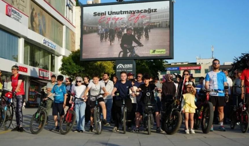 Pedallar 13 yaşında hayatını kaybeden Efe için çevrildi