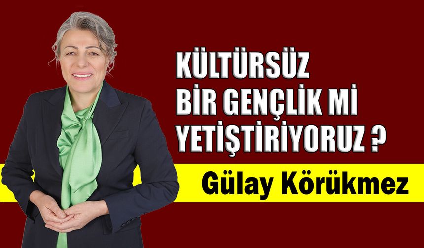 Kültürsüz bir gençlik mi yetiştiriyoruz?