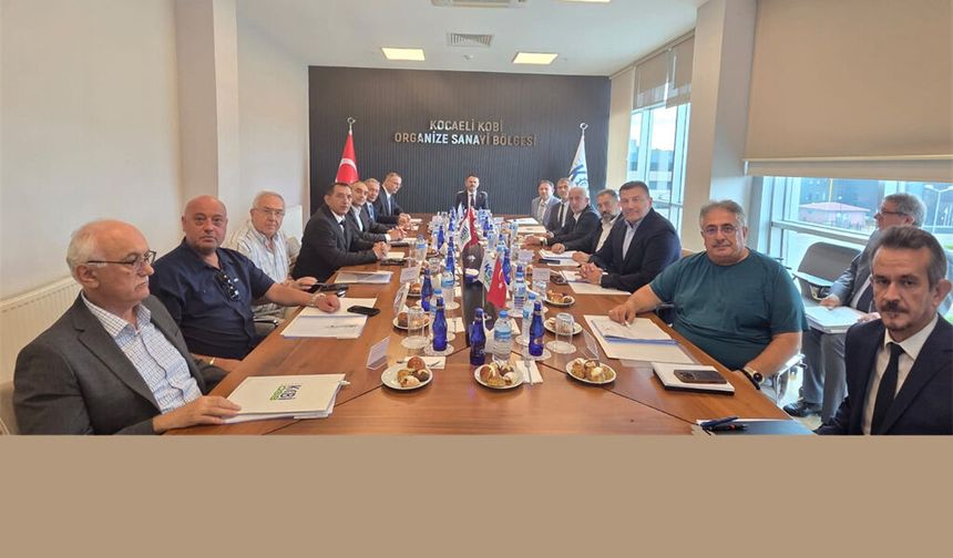 KOBİ Organize Sanayi Bölgesi Toplantısı Vali Aktaş başkanlığında yapıldı