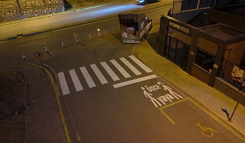 450 noktada güvenli yaya geçidi hamlesi