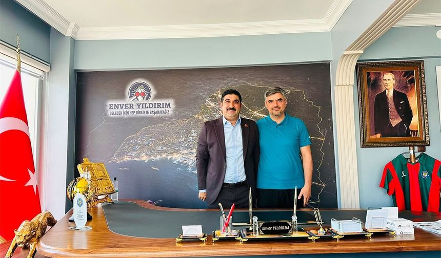 Ensarioğlu’ndan iş insanı ve siyasetçi Enver Yıldırım’a ziyaret