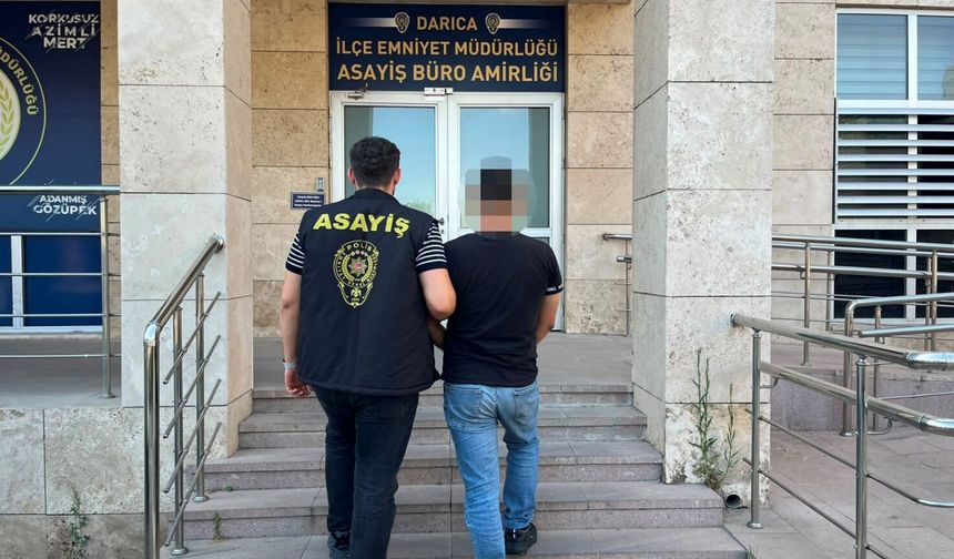 Darıca’da hırsızlık yapan şahıs yakalandı