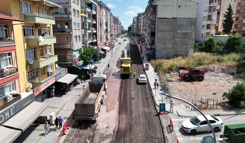 Şehit Numan Dede Caddesi yenileniyor