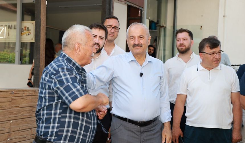 Büyükgöz, Arapçeşme’de esnafı dinledi