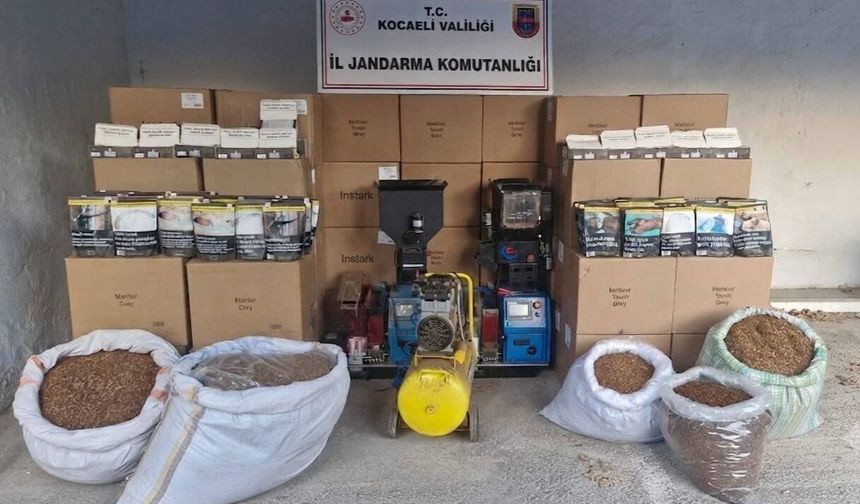 Jandarma’dan 1 milyar 350 bin liralık kaçakçılık operasyonu