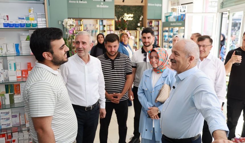 Başkan Büyükgöz Arapçeşme esnafıyla bir araya geldi