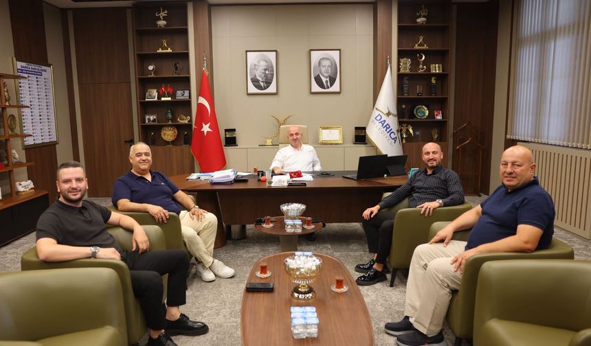 KRŞ Şirketler Grubu Yönetim'inden Başkan Bıyık'a ziyaret