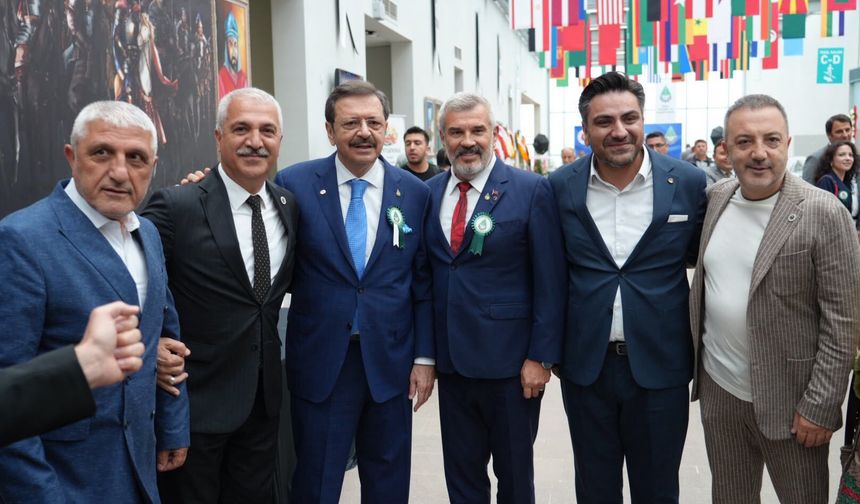 Aslantaş, TOBB Başkanı Hisarcıklıoğlu ile bir araya geldi