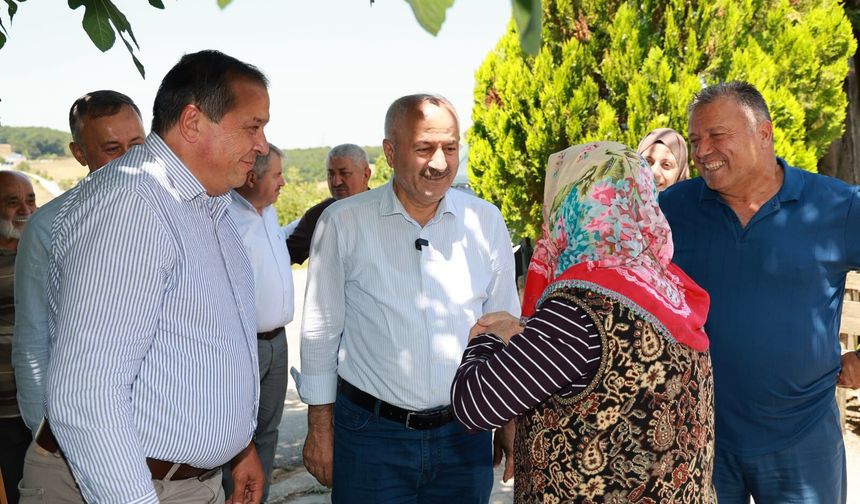 Başkan Büyükgöz’den köy ziyaretleri