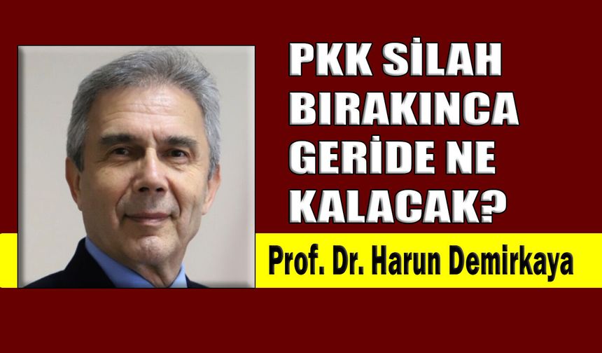 PKK silah bırakınca geride ne kalacak?