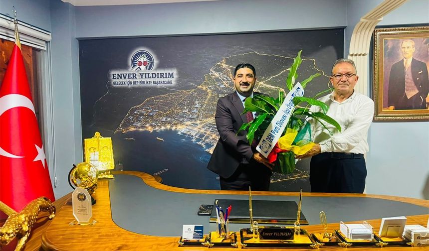 Dilovası DEM Parti’den, Enver Yıldırım’a ziyaret