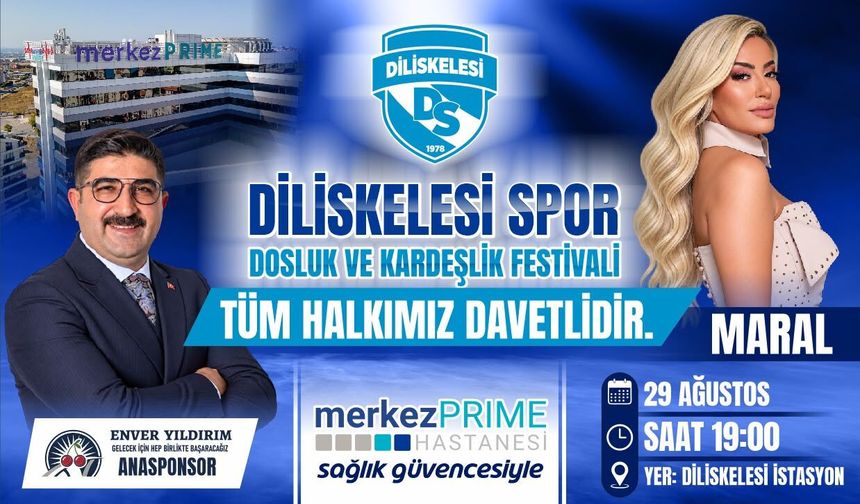 Dilovası’na büyük konser! Festivalin ağası Enver Yıldırım
