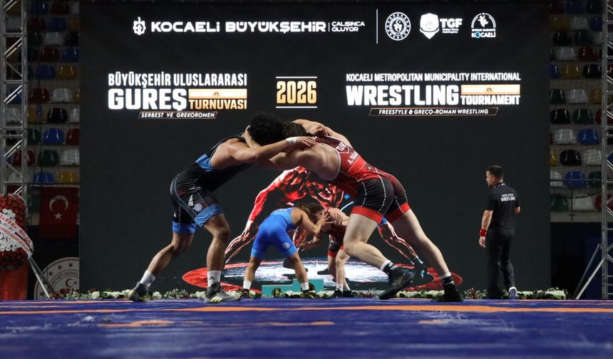 Uluslararası Güreş Turnuvası’na Türk sporcular damga vurdu