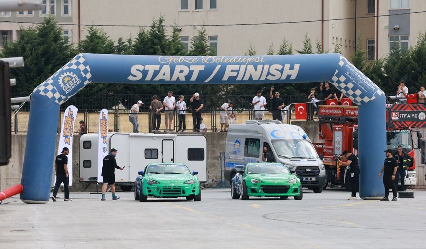 Gebze’de drift heyecanı