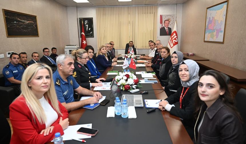 112 Acil Çağrı Hizmetleri İl Koordinasyon Komisyonu Toplantısı yapıldı