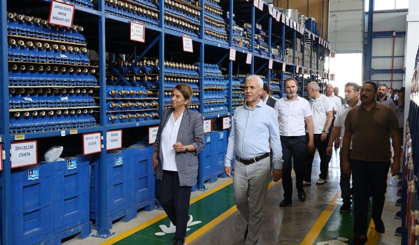 Gaziantep heyetinden İSU’nun örnek uygulamalarına teknik inceleme