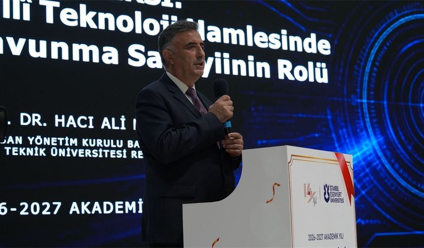 GTÜ Rektörü Prof. Dr. Hacı Ali Mantar İstanbul Esenyurt Üniversitesi’nin açılış dersini verdi
