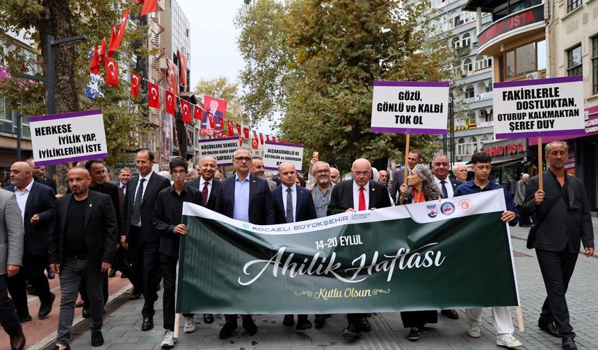 Ahiliğin emek ve ahlak mirası Kocaeli’de yaşatıldı