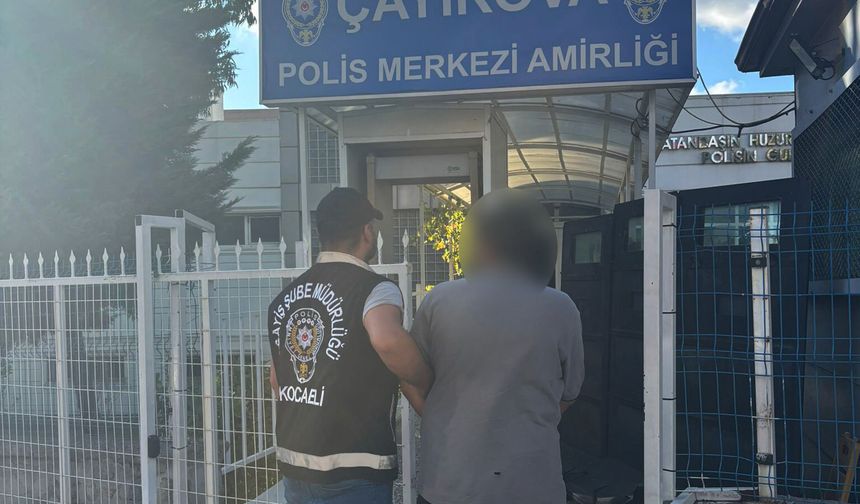 Bina içinden hırsızlık suçundan aranan şahıs Çayırova’da yakalandı