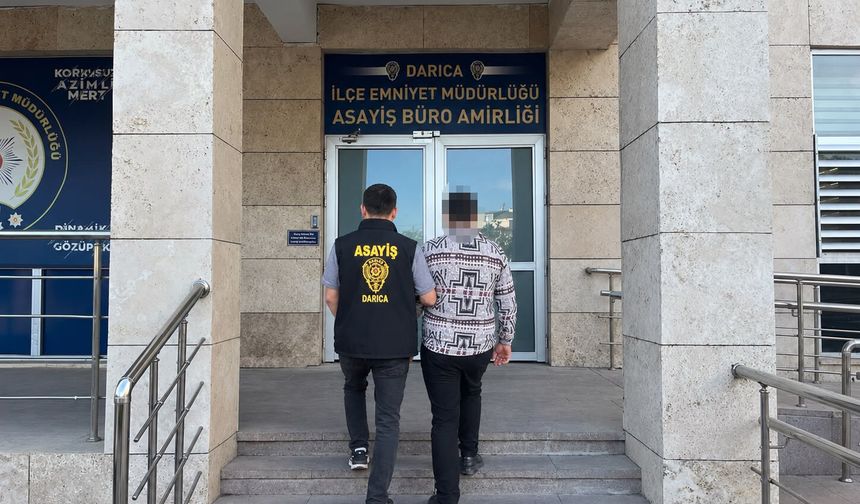 Darıca’da kasten öldürmeye teşebbüs suçundan aranan şahıs yakalandı
