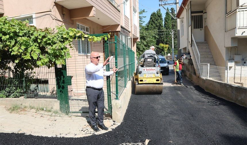 Darıca’da asfalt mesaisi hız kesmeden sürüyor