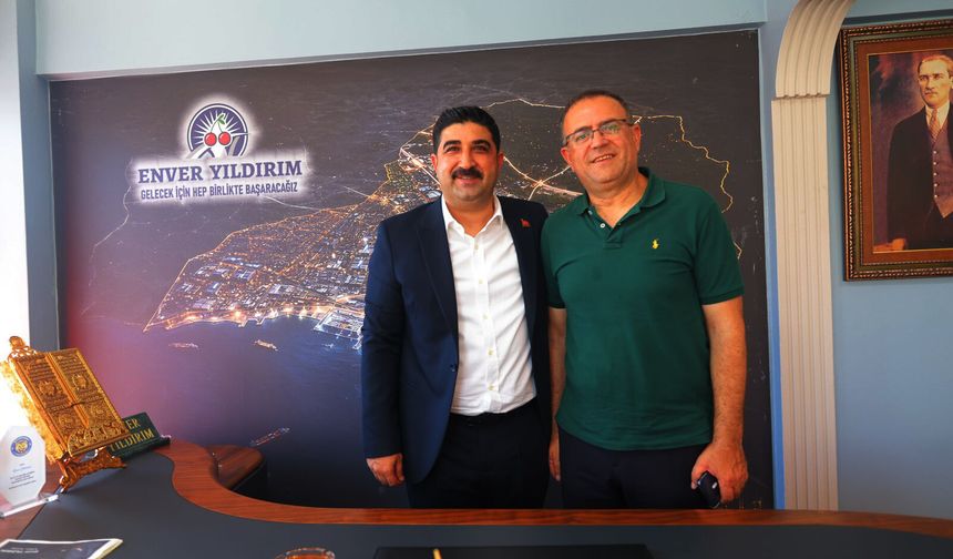 Derince Belediye Başkanı Sertif Gökçe’den, Enver Yıldırım’a ziyaret