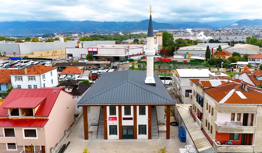 Gazze Şehitleri Camii’ne Büyükşehir’den güçlü destek