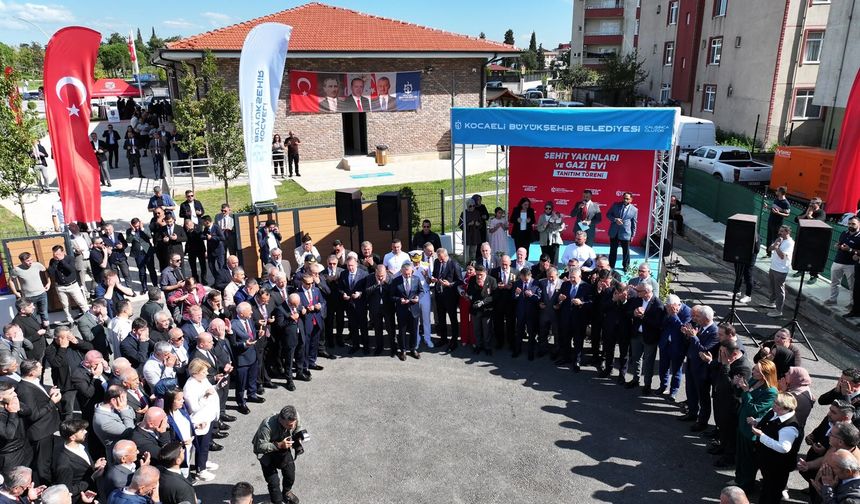 Gebze Şehit Yakınları ve Gazi Evi hizmete açıldı