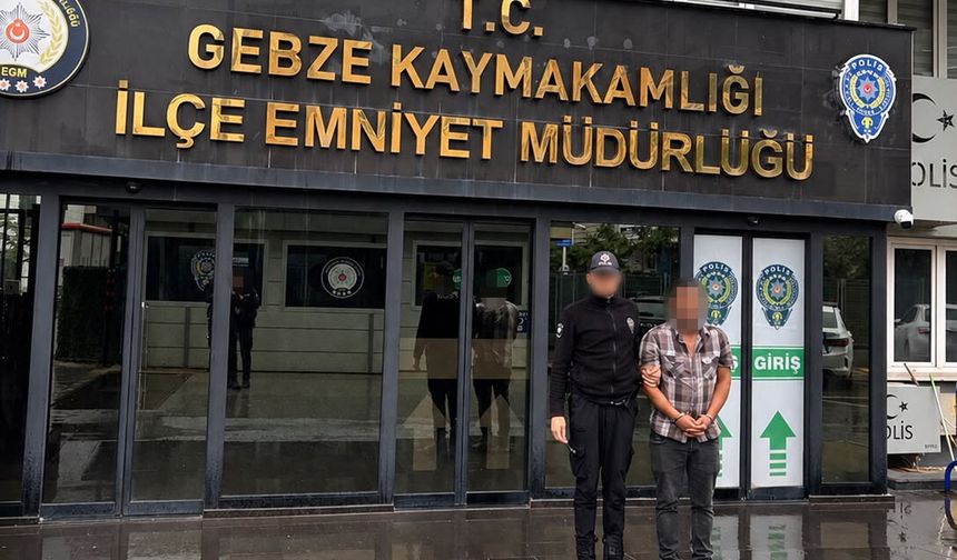22 yıl hapis cezasıyla aranan şahıs Gebze’de yakalandı