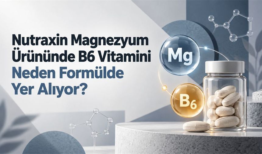 Nutraxin magnezyum ürününde B6 vitamini neden formülde yer alıyor?